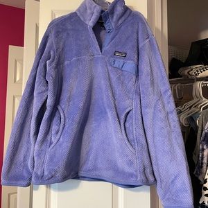 Soft and warm womens Snap-T Fleece Pullover Patagonia